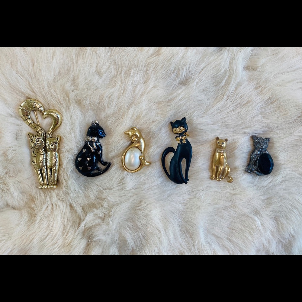VINTAGE KITTY CAT PINS - Picture 7 of 7